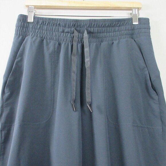 Spanx On the Move Women's Tapered Pants L Tall Blue Stretch Workouts Gym 200 - Picture 5 of 11